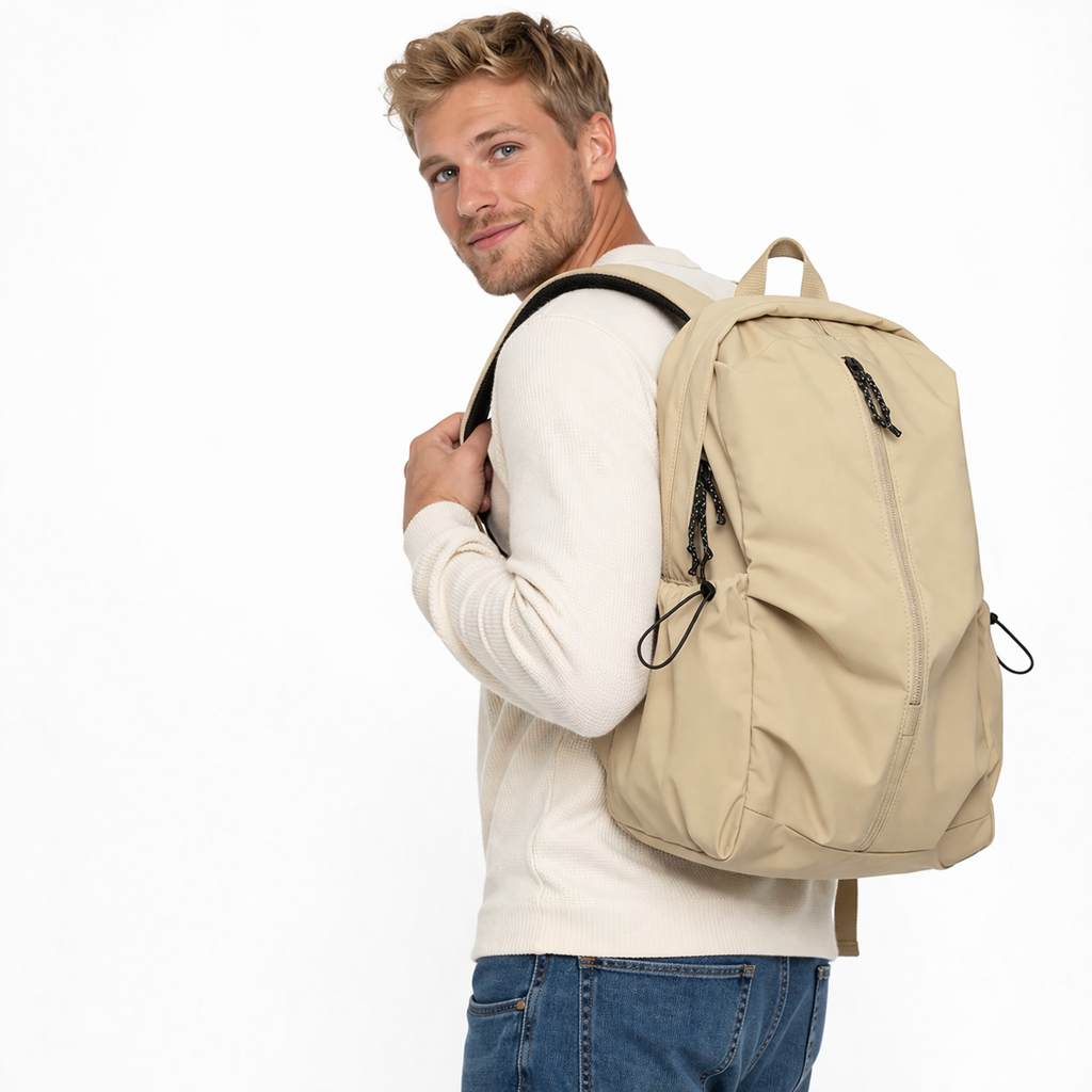Lett Laptopryggsekk 15,6" 30L – Vanntett Sekk for Reise, Skole og Hverdag