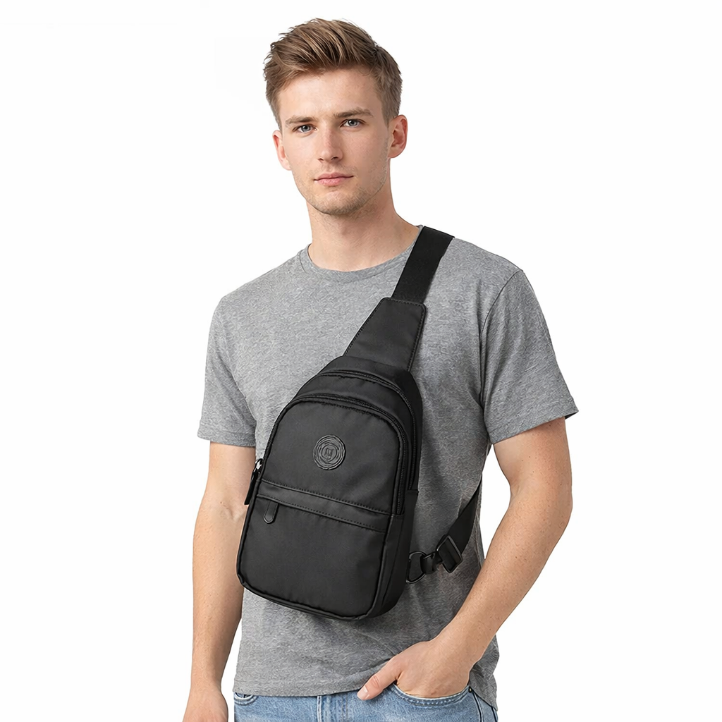 Tyverisikker Sling Bag – Crossbody Veske med Plass til 7,9" Nettbrett