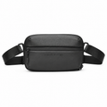 Vannavvisende Sling Bag i Oxford-stoff for Herre – Crossbody Reiseveske med Ladeport