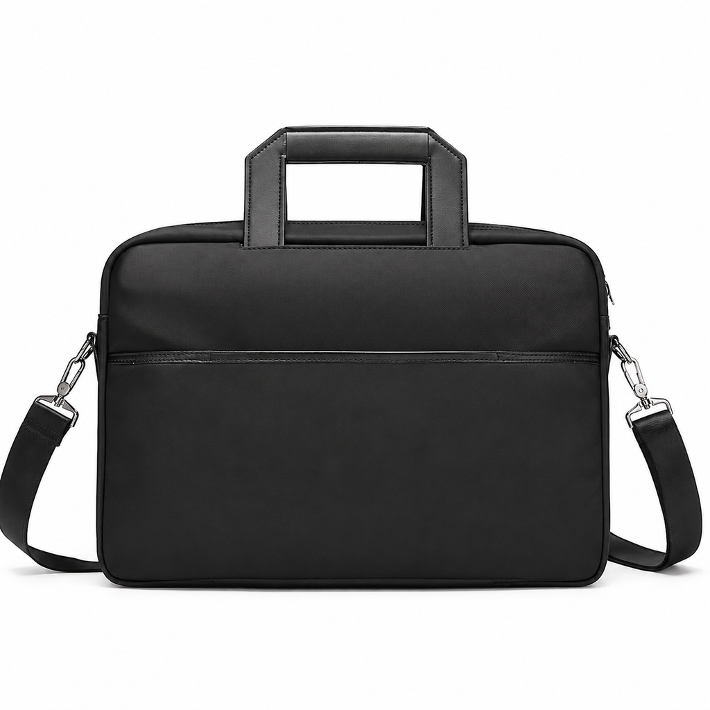Laptopveske for 15,6" PC | Romslig Dokumentveske med Skulderrem