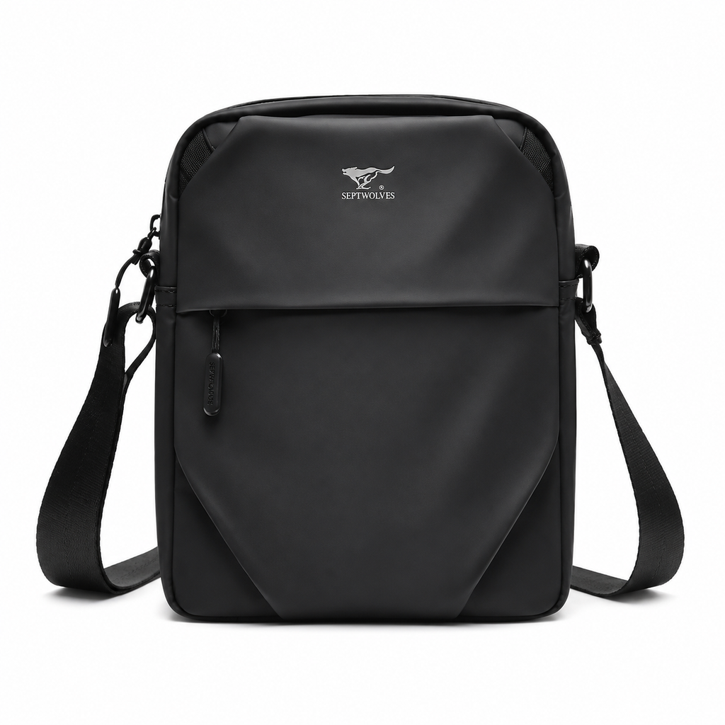 Vanntett Crossbody Veske til Herre – Skulderveske med Skjult Magnetlomme