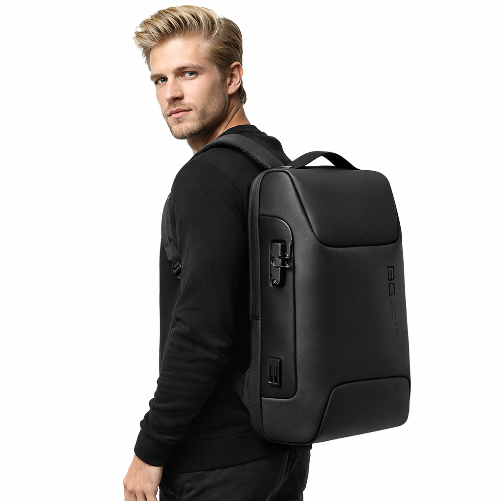 Laptopryggsekk 15,6" med USB – Vanntett og Tyverisikker Business Sekk