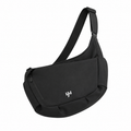 Romslig Crossbody Veske i Oxford-stoff for Herre – Lett Dumpling Skulderveske