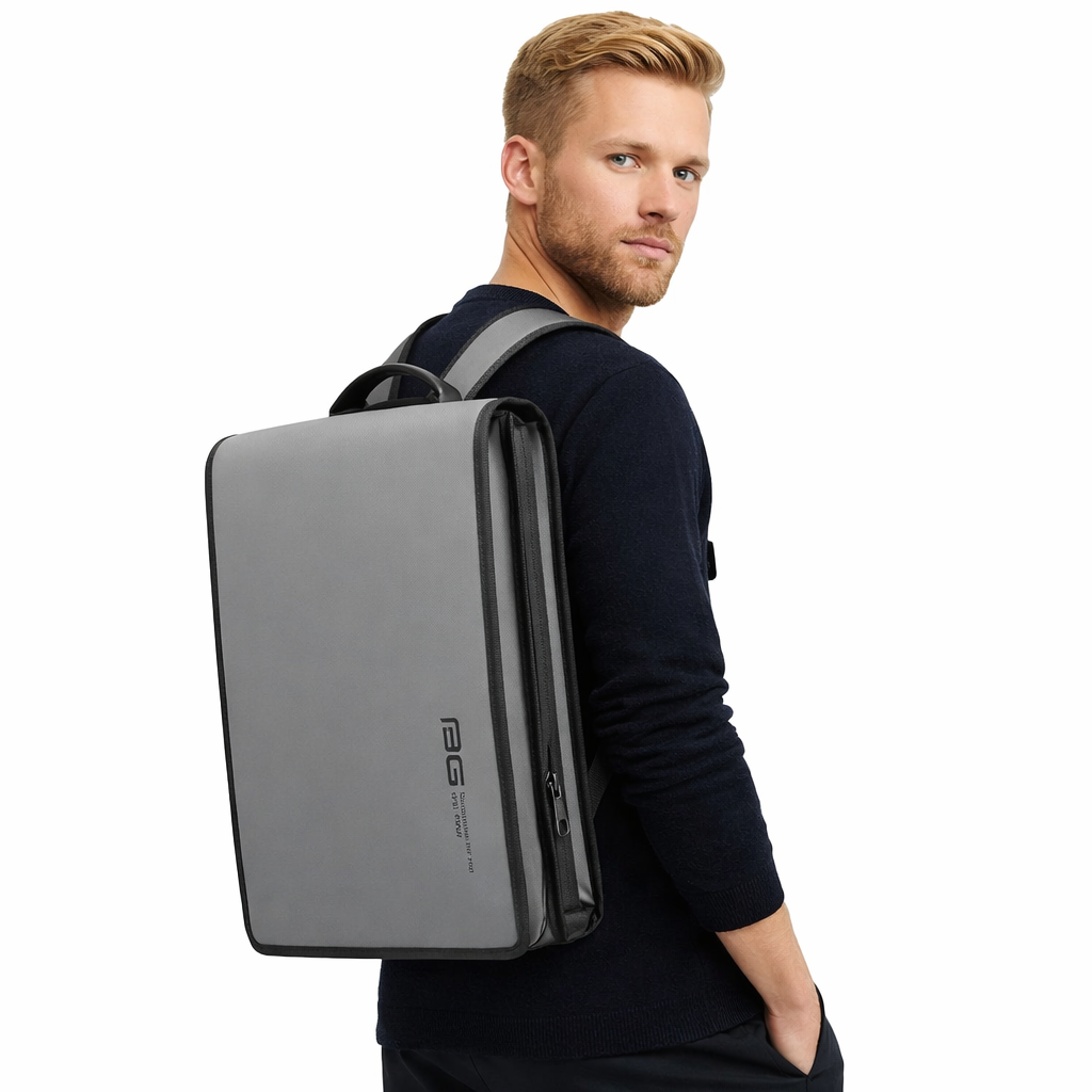 Tyverisikker Laptopryggsekk – Vanntett og Slitesterk Business- og Reisesekk for Herre