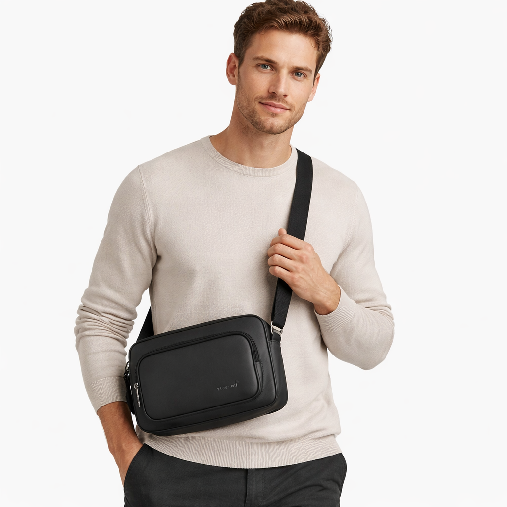 Vanntett Crossbody Veske for Dame – Lett og Stilren Messenger Bag