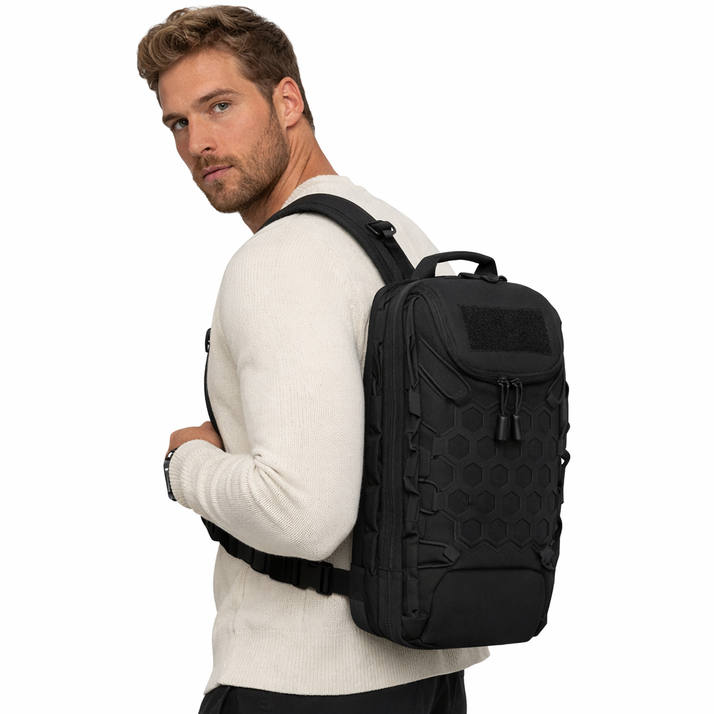 Taktisk Sling Bag – Kompakt Ryggsekk for Hverdag, Tur og Friluft