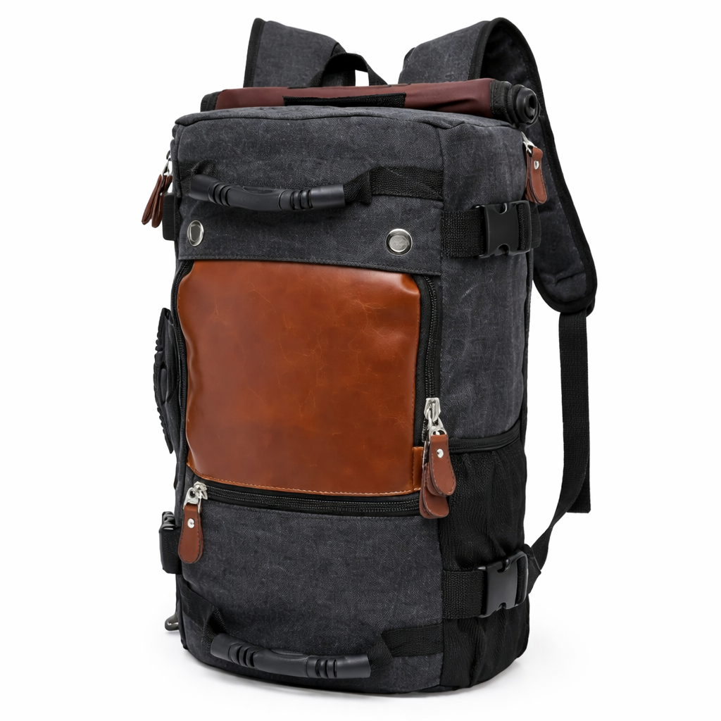 50L Reiseryggsekk med Laptoprom 17,3" – Vanntett Multifunksjonell Tur- og Reiseryggsekk