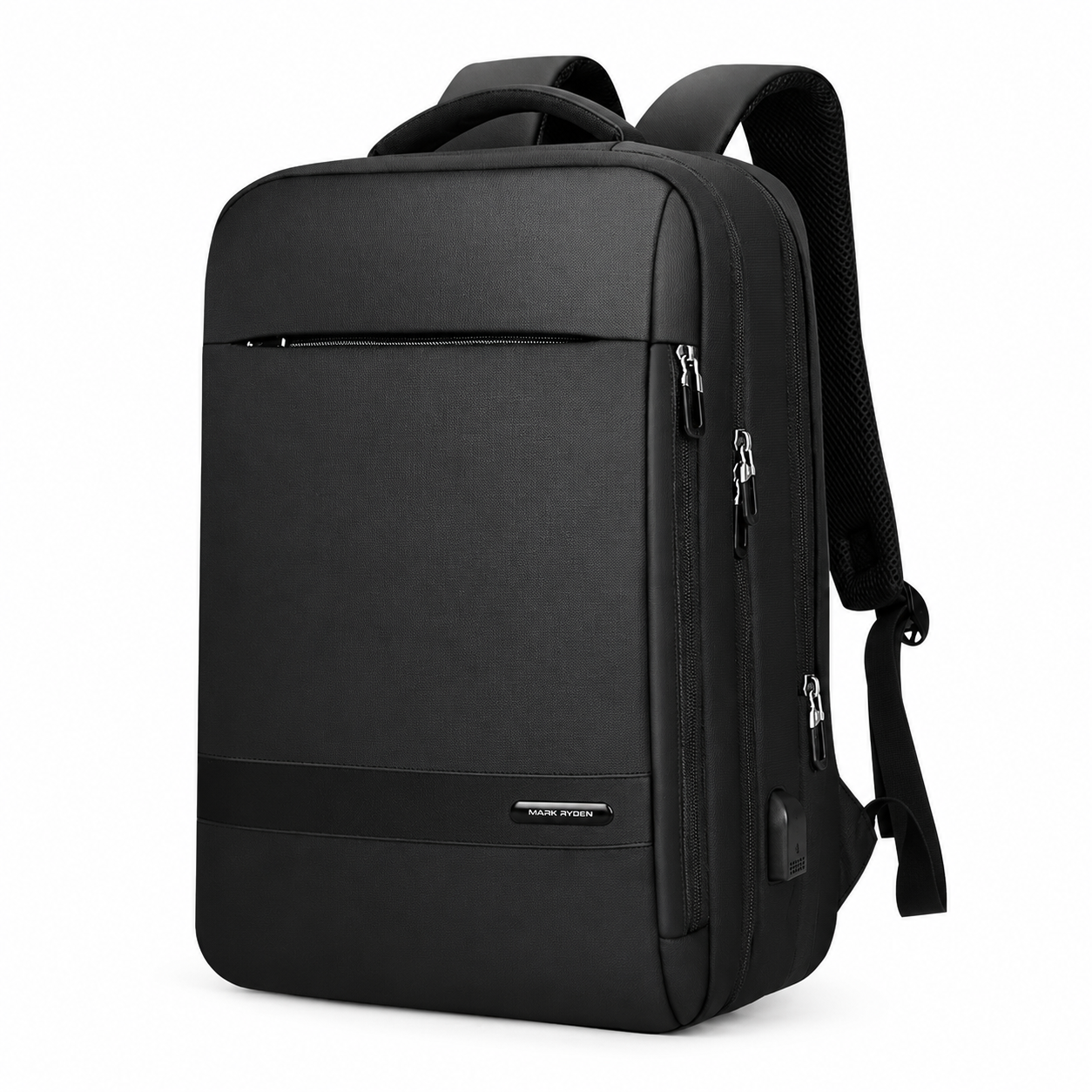 Utvidbar Laptopryggsekk 15,6" – Vanntett Ryggsekk med USB-port