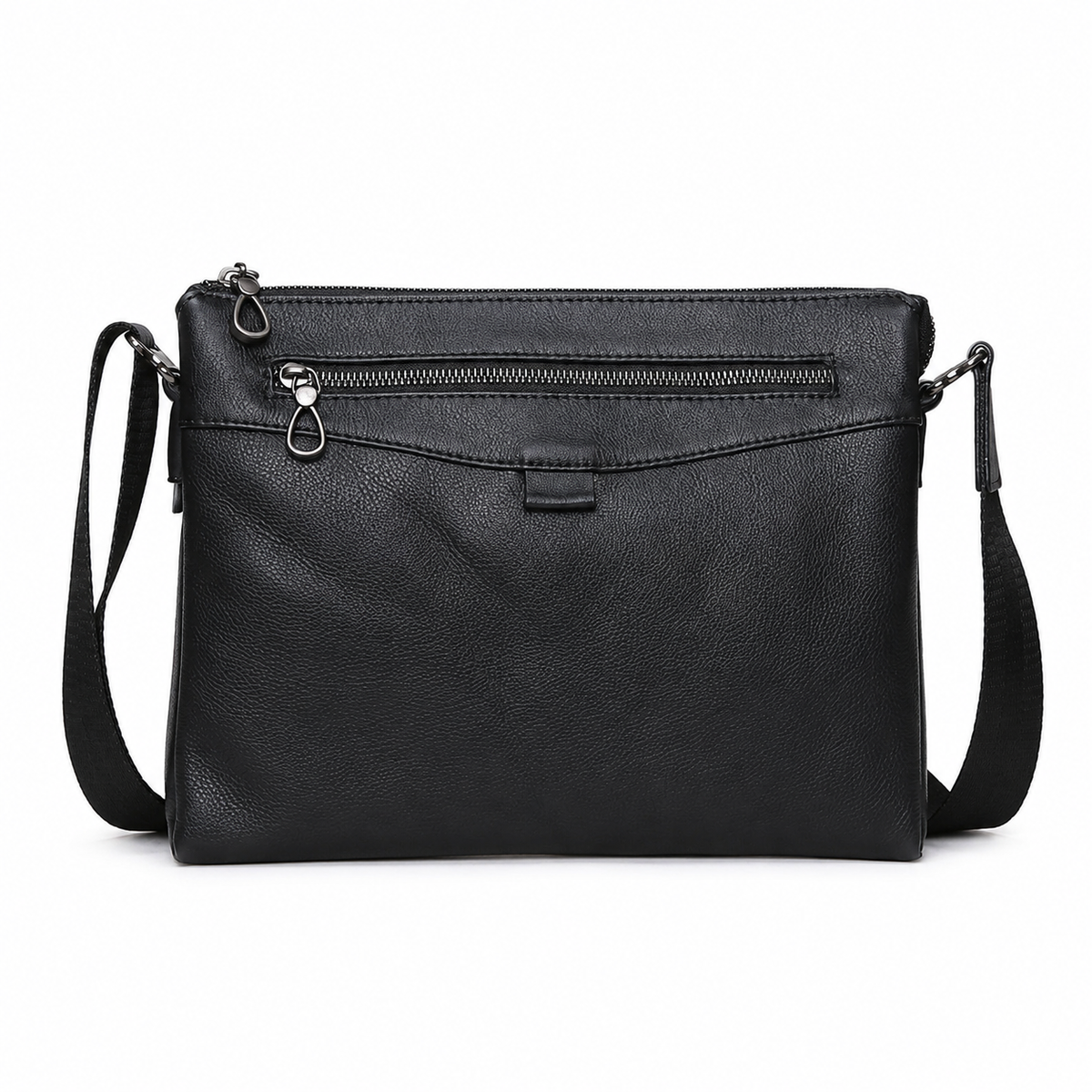 Horisontal Skulderveske i Ekte Kuskinn for Herre – Crossbody Veske til 10" iPad