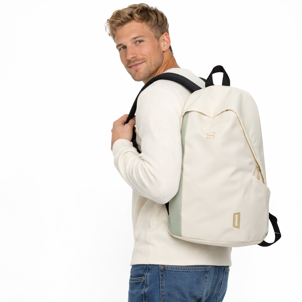 Lett Laptopryggsekk 15,6" 30L – Vanntett Sekk for Reise, Skole og Hverdag