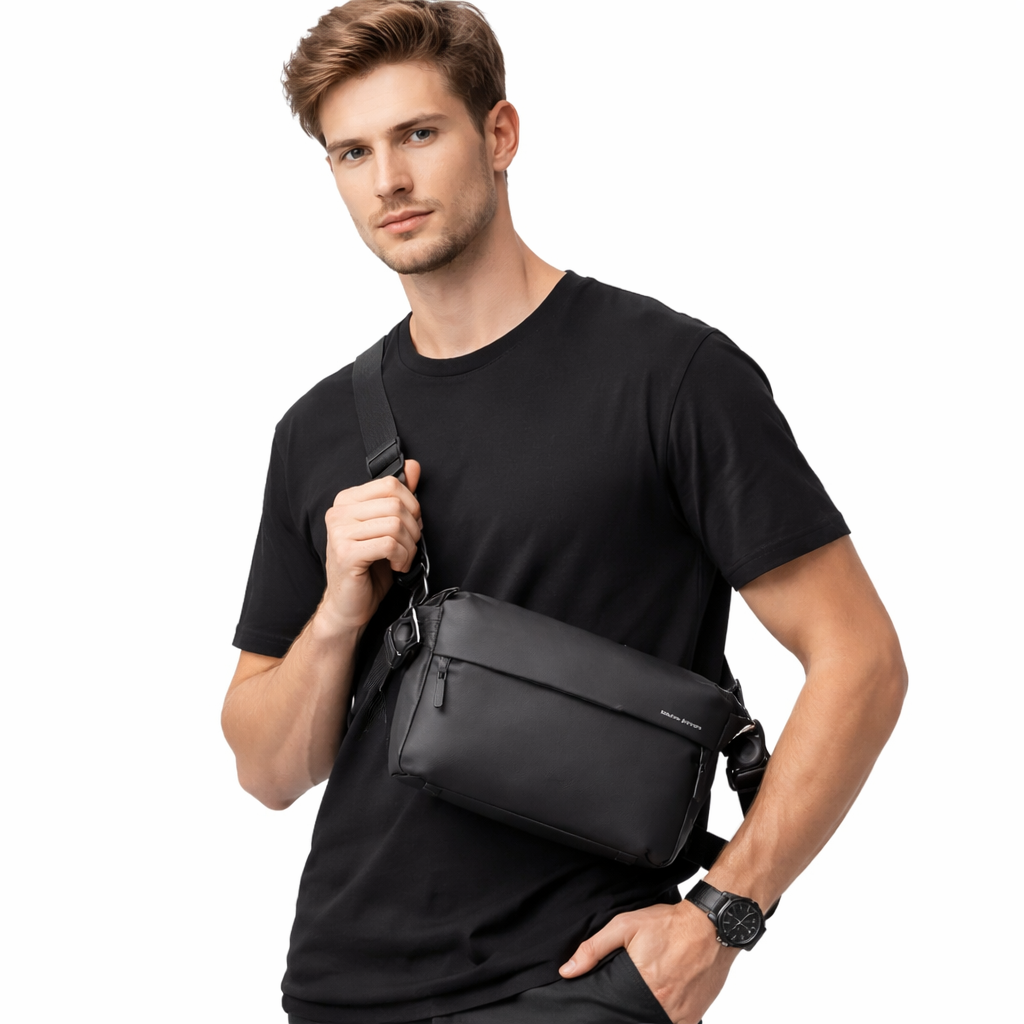 Multifunksjonell Crossbody Brystveske – Praktisk Veske for Reise, Sport og Hverdag