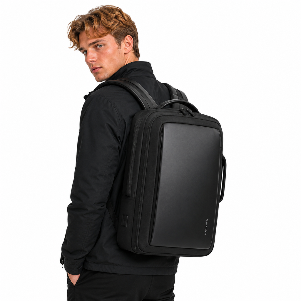 Laptopryggsekk 15" – Vanntett Ryggsekk med USB-port og Tyverisikring