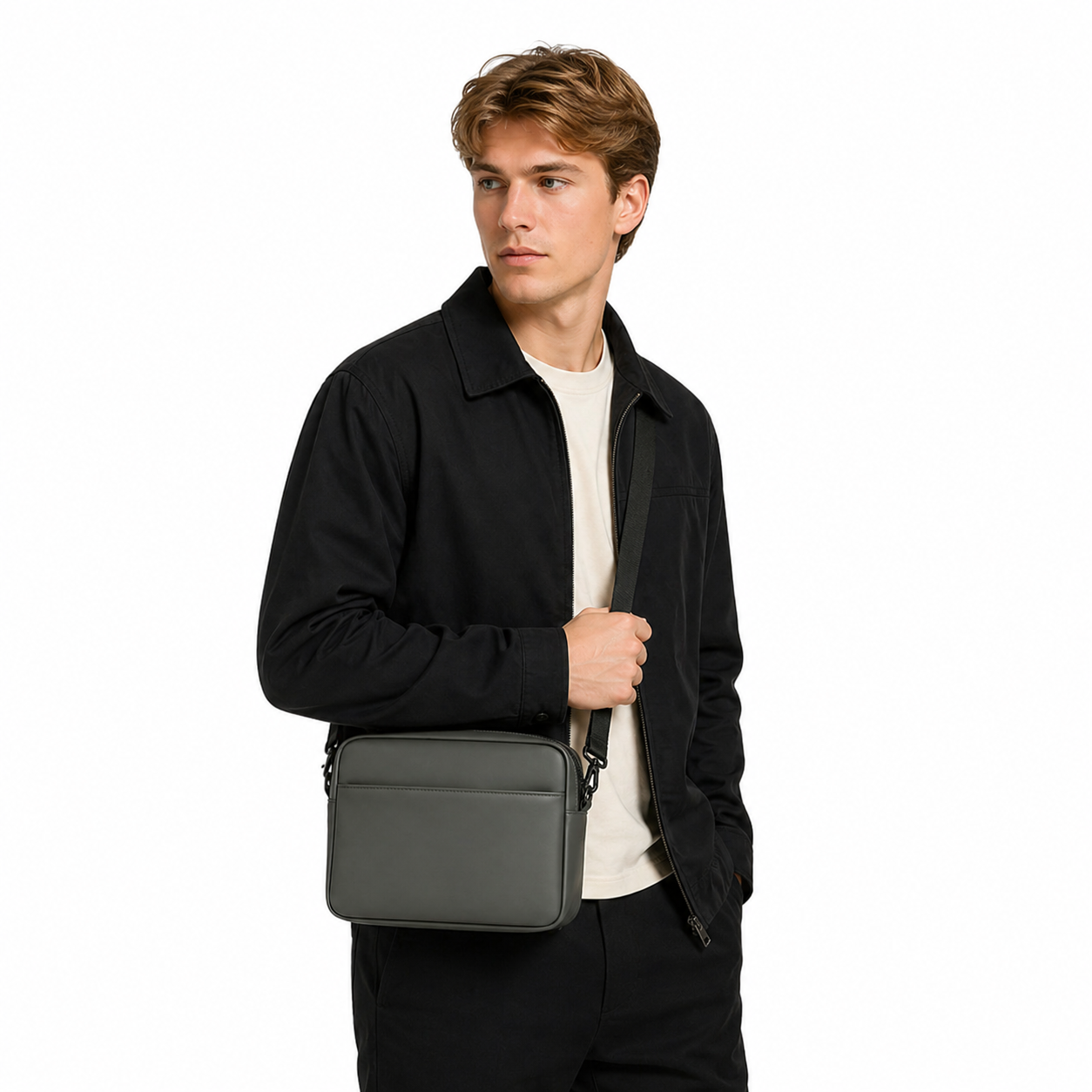 Messenger Bag til Herre – Vanntett & Multifunksjonell Skulderveske