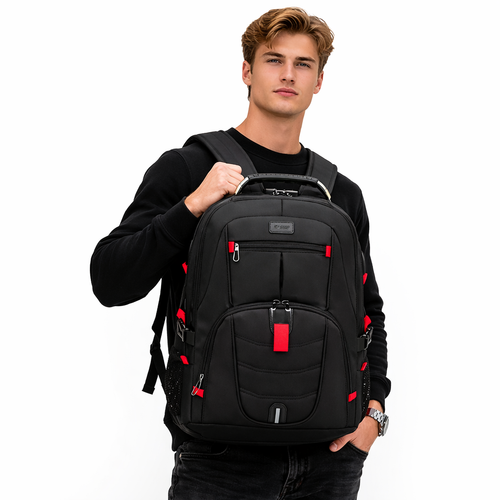 30L Laptopryggsekk – Tyverisikker Ryggsekk med Flere Rom for Jobb, Skole og Reise