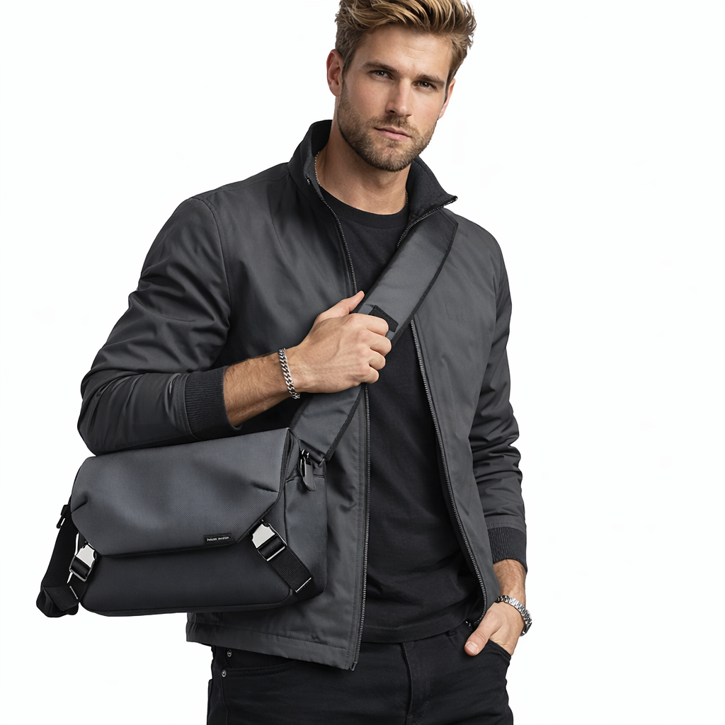 Tyverisikker Sling Bag – Vannavvisende Crossbody Veske med Stor Kapasitet