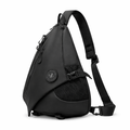Lett Sling Bag for Menn – Vanntett Crossbody Brystveske med Stor Kapasitet