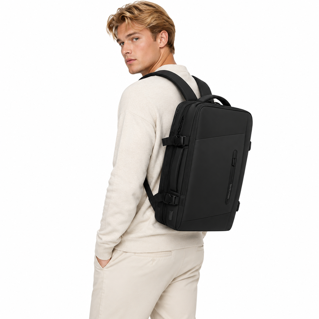 Laptopryggsekk 17,3" – Vanntett Reiseryggsekk med USB-port