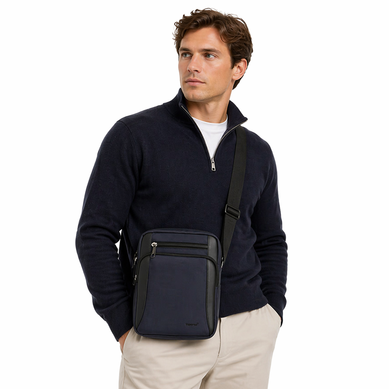 Lett Messenger Bag – Vanntett Crossbody Veske for Business og Hverdag
