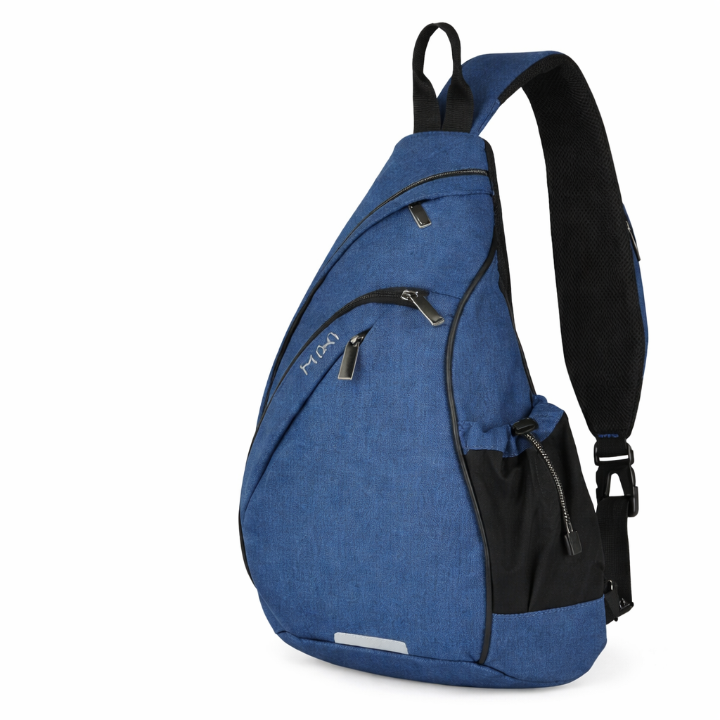 Sporty Sling Bag med USB-port – Praktisk Crossbody Veske for Reise, Skole og Hverdag