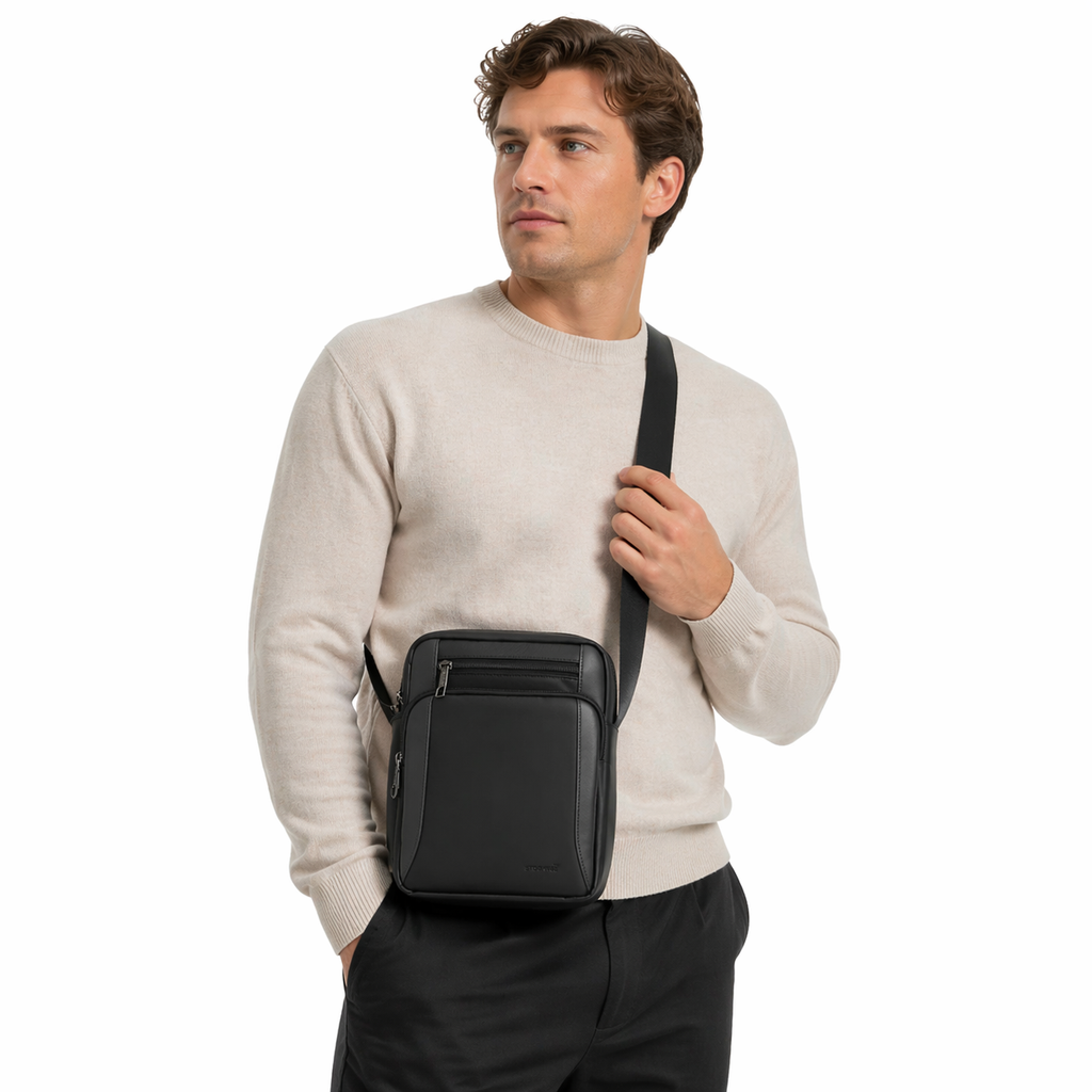 Lett Messenger Bag – Vanntett Crossbody Veske for Business og Hverdag