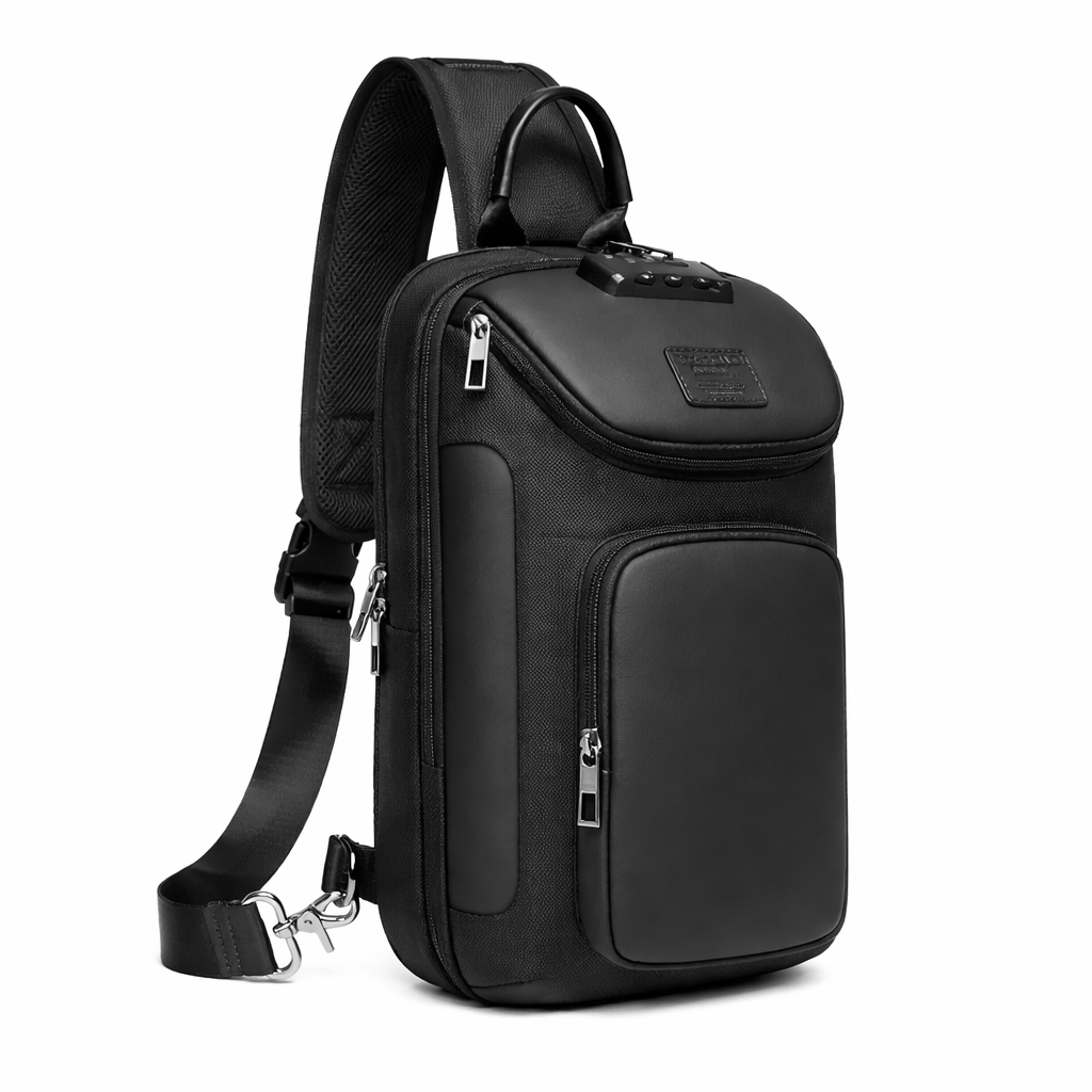 Sikker Sling Bag 6L med Kodelås – Praktisk Crossbody Veske med Smart Oppbevaring