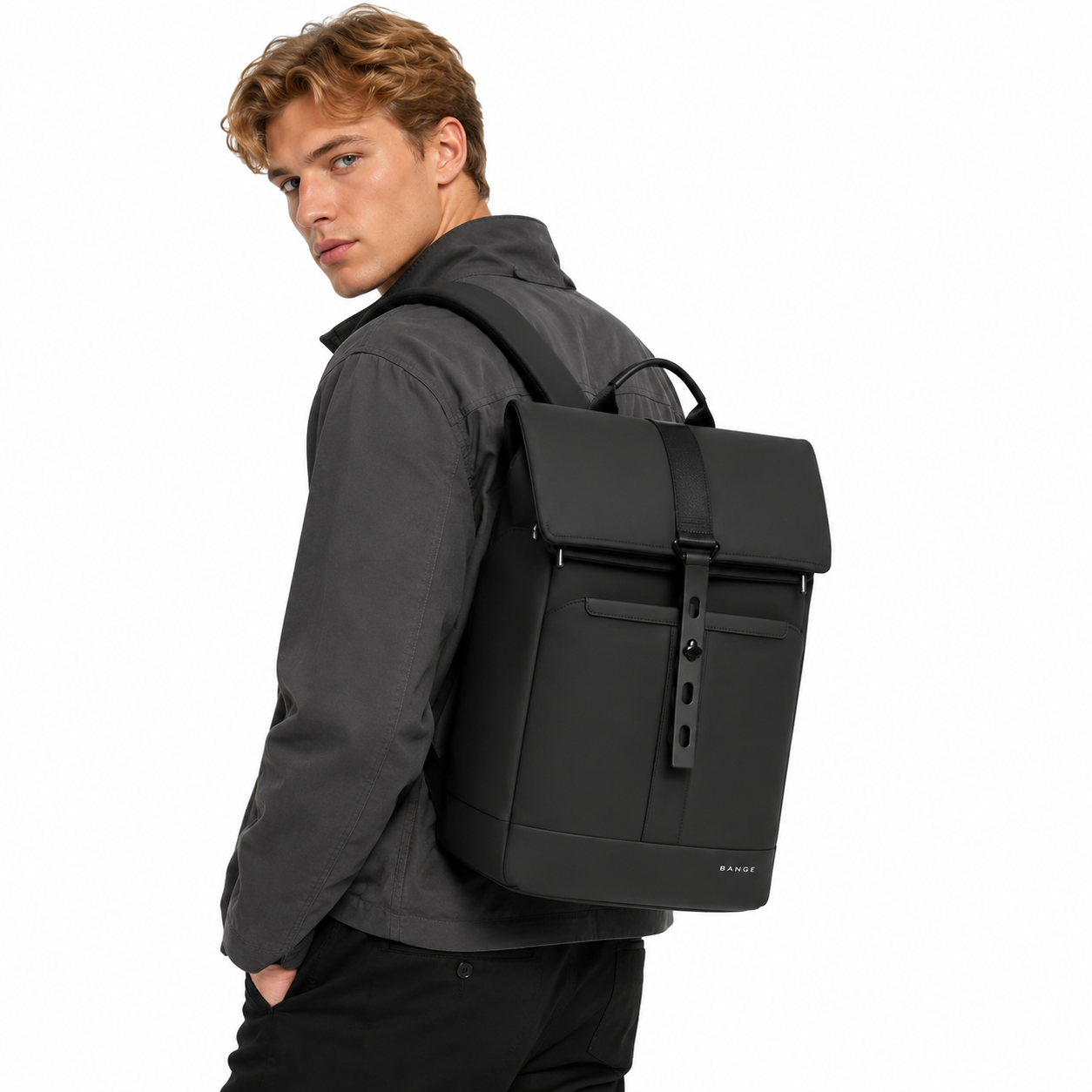 Laptopryggsekk 15,6" – Vanntett Reisesekk med Flere Rom