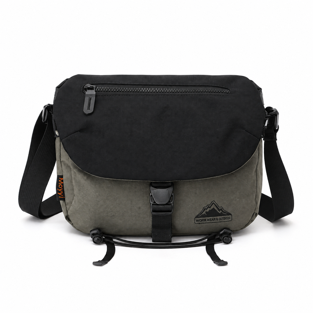 Lett Kameraveske i Oxford-stoff – Vannavvisende Crossbody med Flere Rom