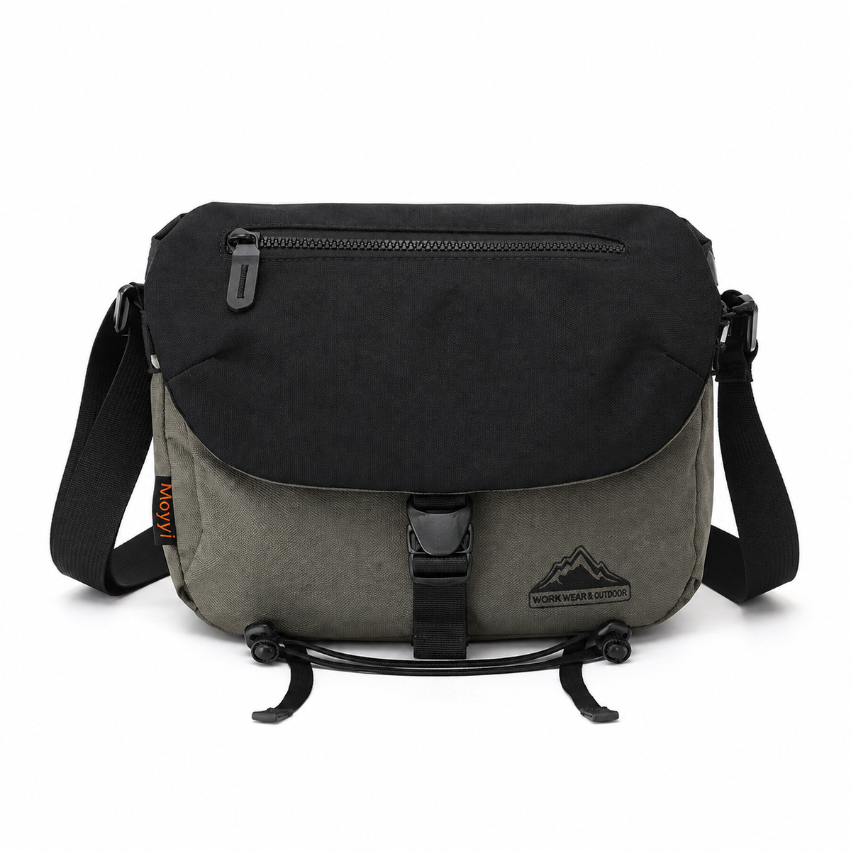 Lett Kameraveske i Oxford-stoff – Vannavvisende Crossbody med Flere Rom