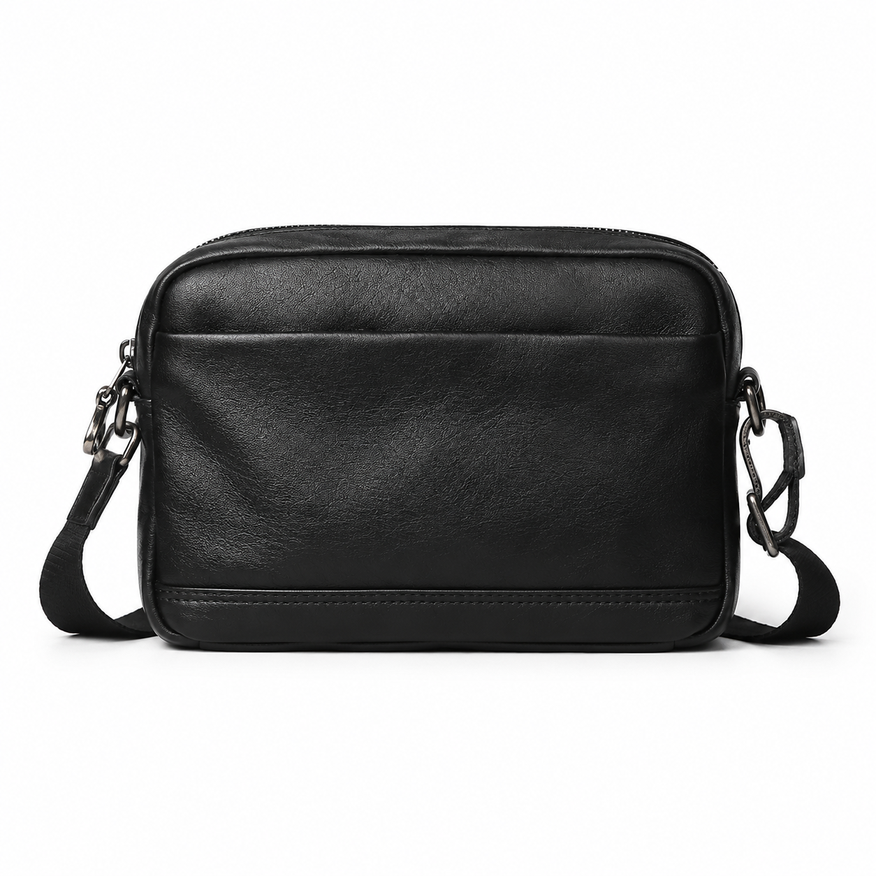 Skulderveske i Ekte Kuskinn til Herre – Kompakt Crossbody Veske for 8" Nettbrett