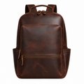 Vintage Ryggsekk i Ekte Skinn til Herre – Laptopsekk for Jobb, Reise og Outdoor