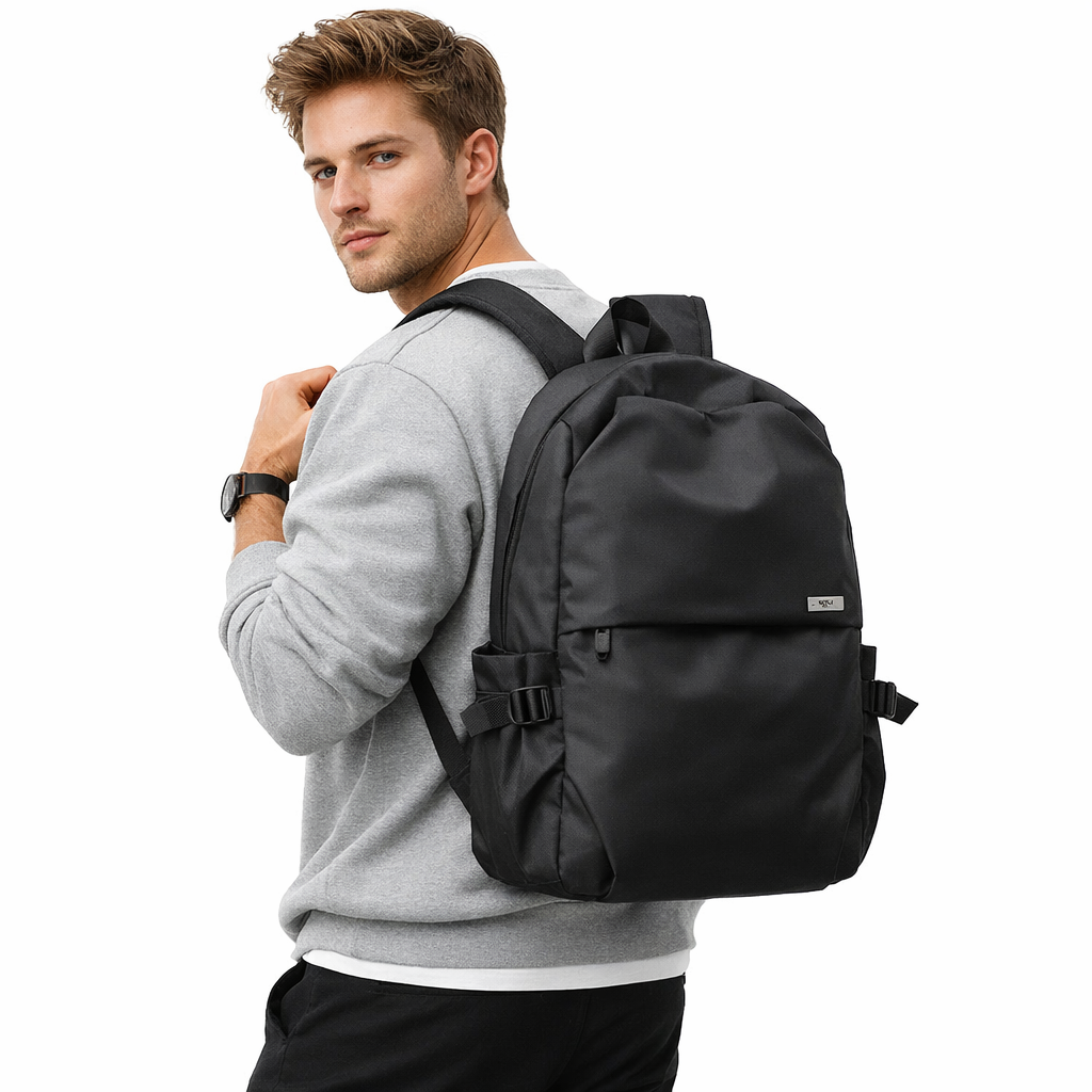 Laptopryggsekk 16" – Vanntett Ryggsekk i Skinnlook for Jobb, Skole og Reise