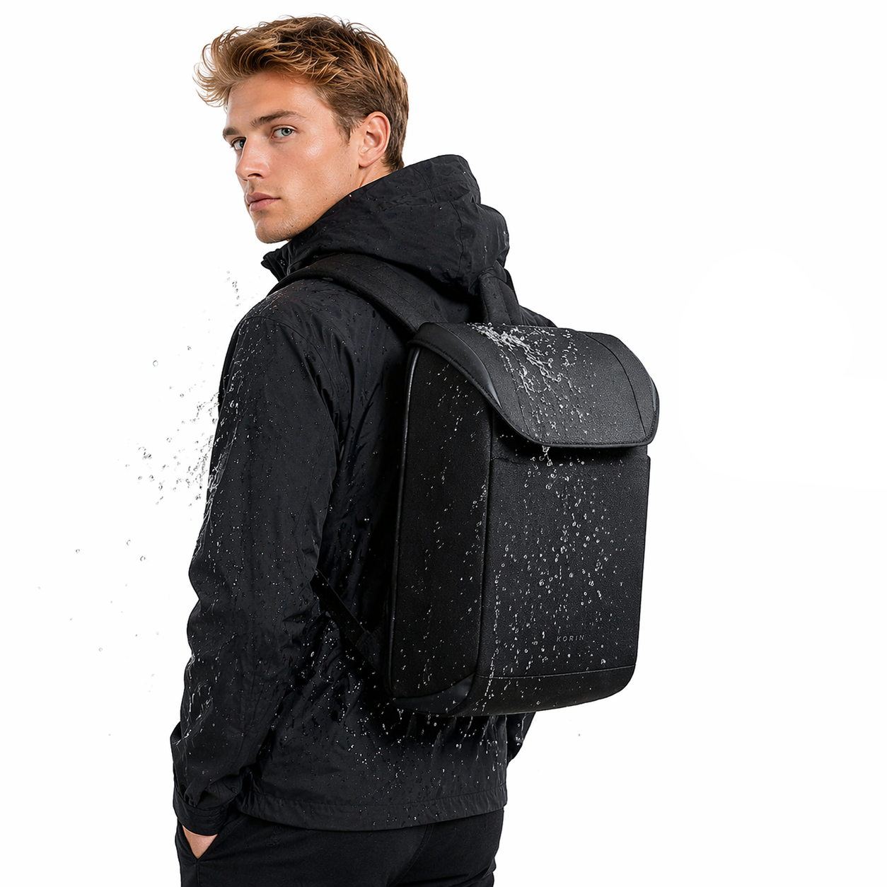 Korin ClickPack X Ryggsekk – Anti-tyveri, Kuttbestandig & Vanntett Laptopsekk (15,6”)