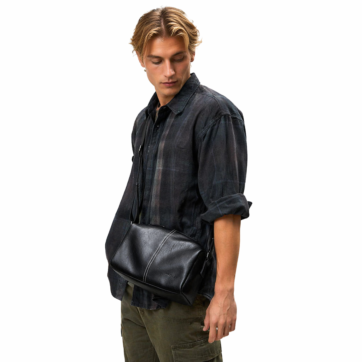 Vanntett Messenger Bag – Multifunksjonell Crossbody Veske med Tyverisikring