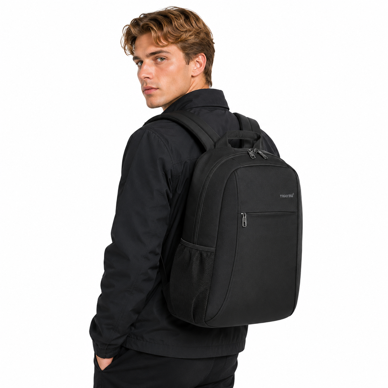 Laptopryggsekk 15,6–17" – Vannavvisende Ryggsekk med USB-port