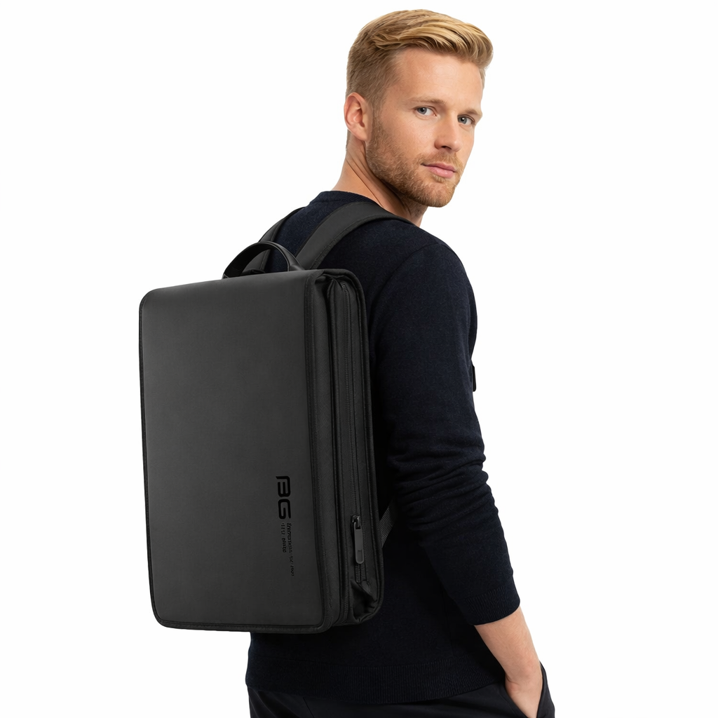 Tyverisikker Laptopryggsekk – Vanntett og Slitesterk Business- og Reisesekk for Herre