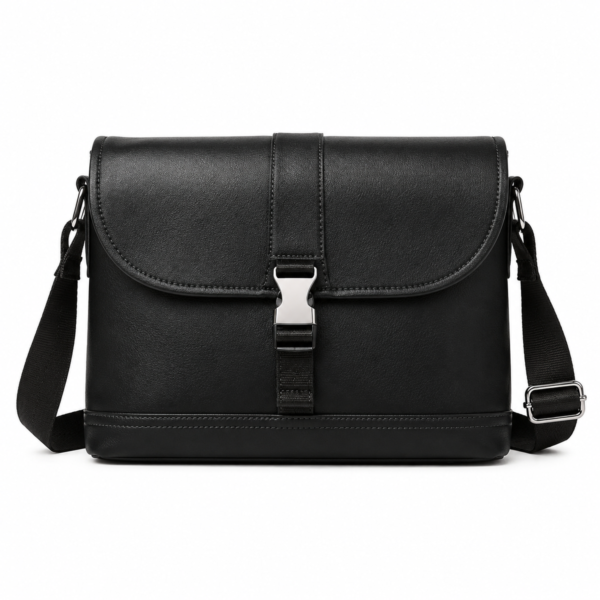 Crossbody Veske i Ekte Kuskinn for Herre – Messengerbag med Klaff til 10" iPad