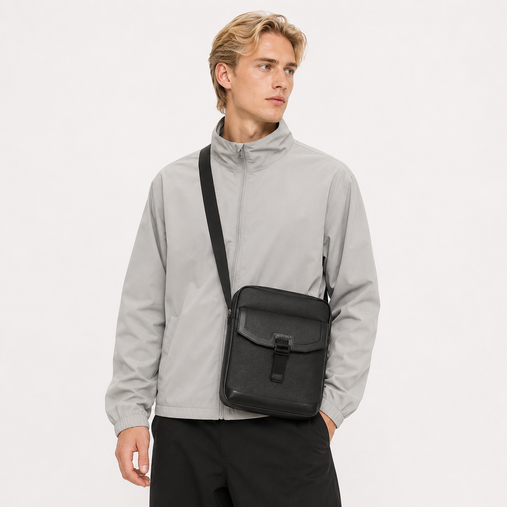 Skulderveske til Herre – Vanntett Messenger Bag for iPad og Hverdagsbruk