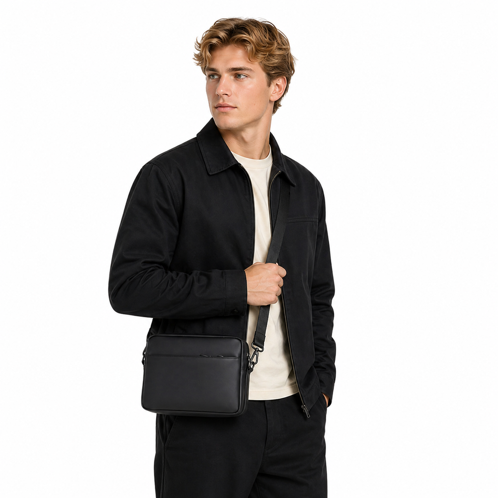 Messenger Bag til Herre – Vanntett & Multifunksjonell Skulderveske