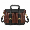 Vintage Skulderveske i Ekte Kuskinn for Herre – Håndlaget Messengerbag
