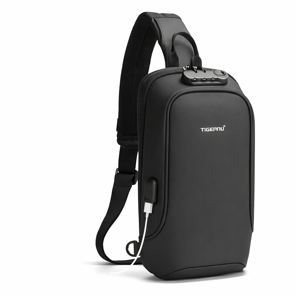 RFID Beskyttet Crossbody Veske – Vanntett Mini Skulderveske for iPad 9,7"