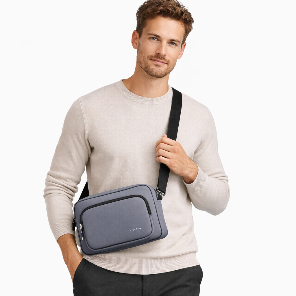 Vanntett Crossbody Veske for Dame – Lett og Stilren Messenger Bag