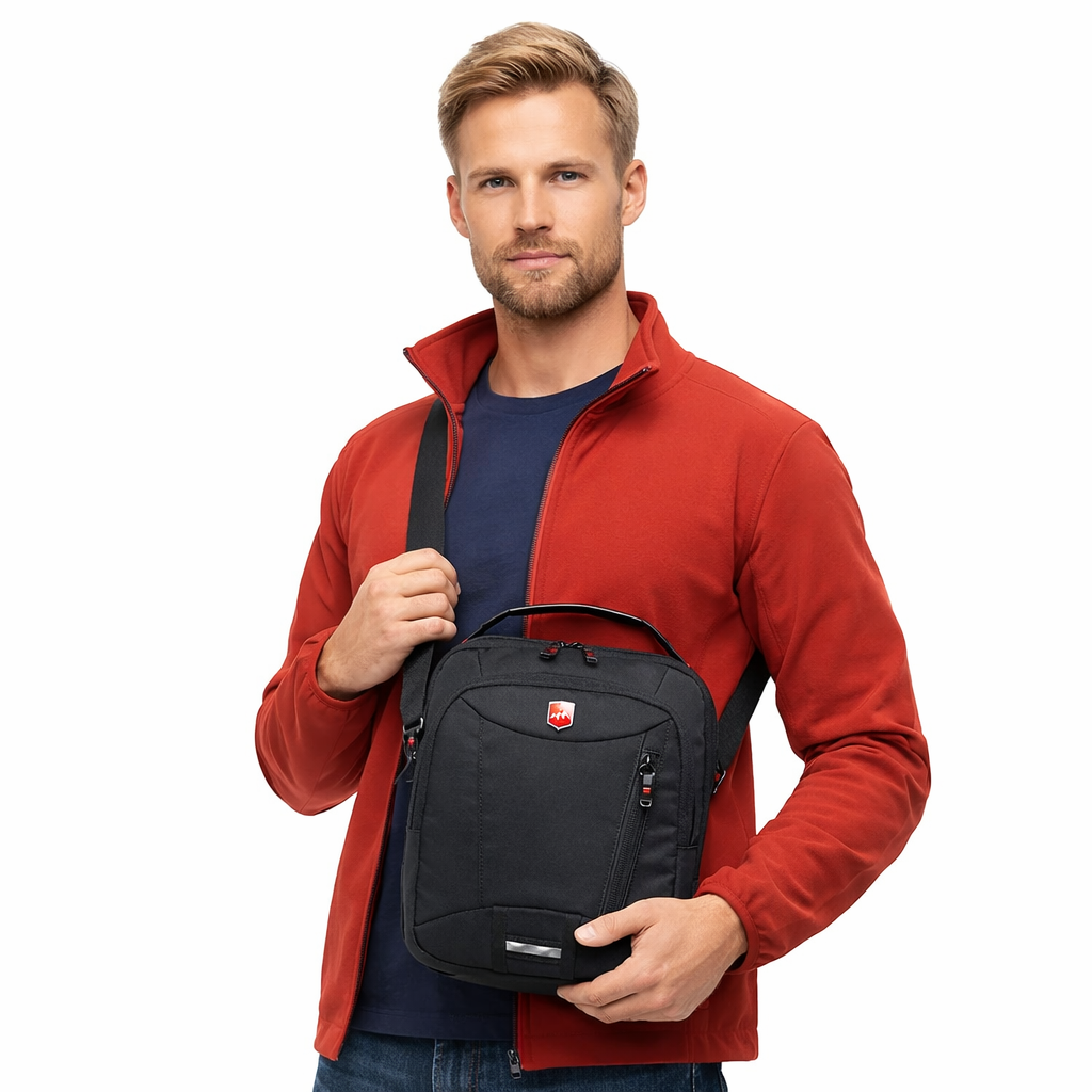 Vanntett Messenger Bag – Multifunksjonell Businessveske for Jobb og Reise