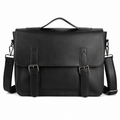 Business Laptopveske i Ekte Skinn for Herre – Messenger Bag og Dokumentveske