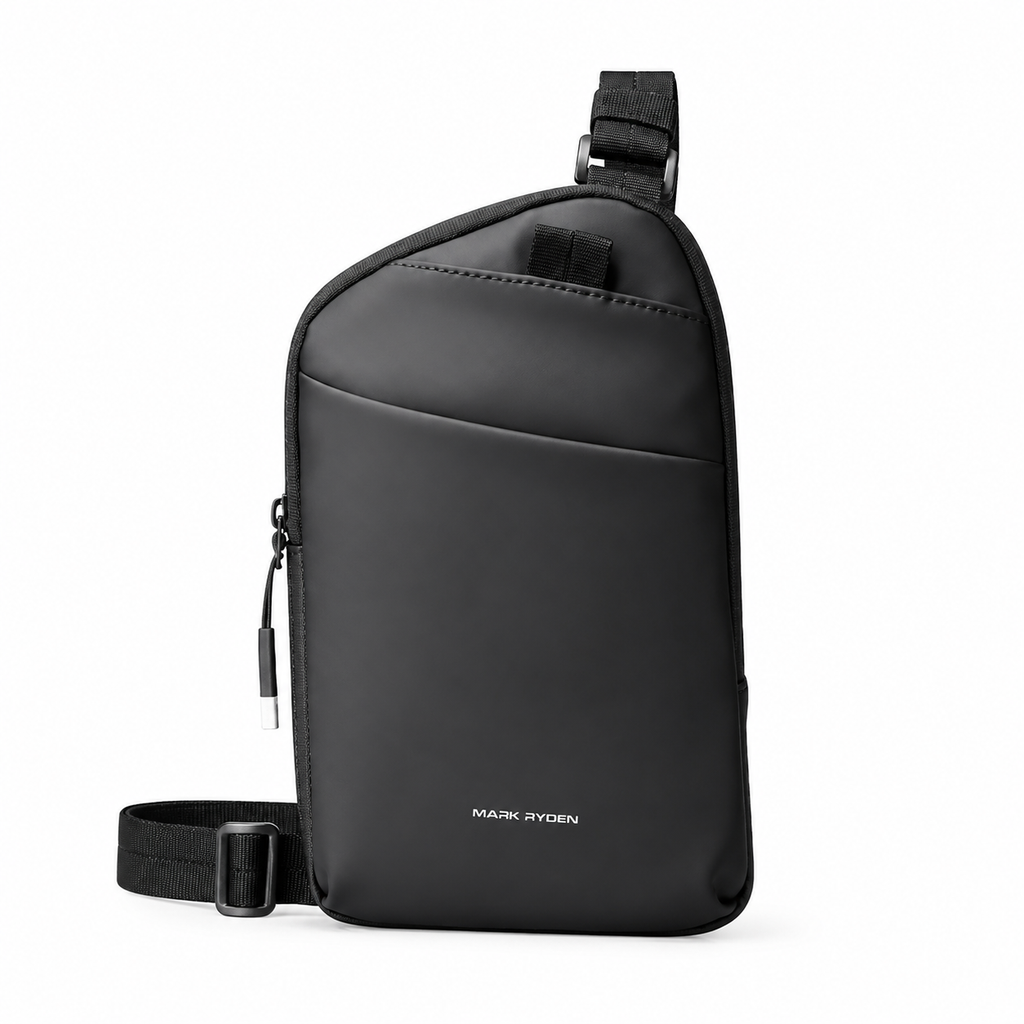 Lett Crossbody Veske til Herre – Vanntett Sling Bag for Reise og Hverdag