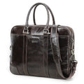 Skinn PC-veske til Herre – Elegant Briefcase for 14” Laptop