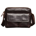 Vintage Skulderveske i Ekte Skinn – Stilren Crossbody Veske til Hverdagsbruk