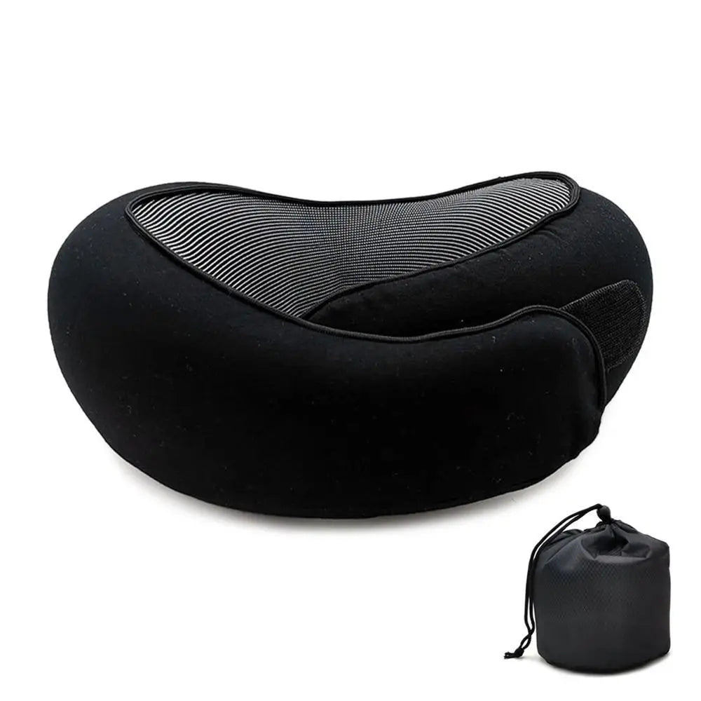 Reisepute i Memory Foam – U-formet Nakkepute med Justerbar Komfort