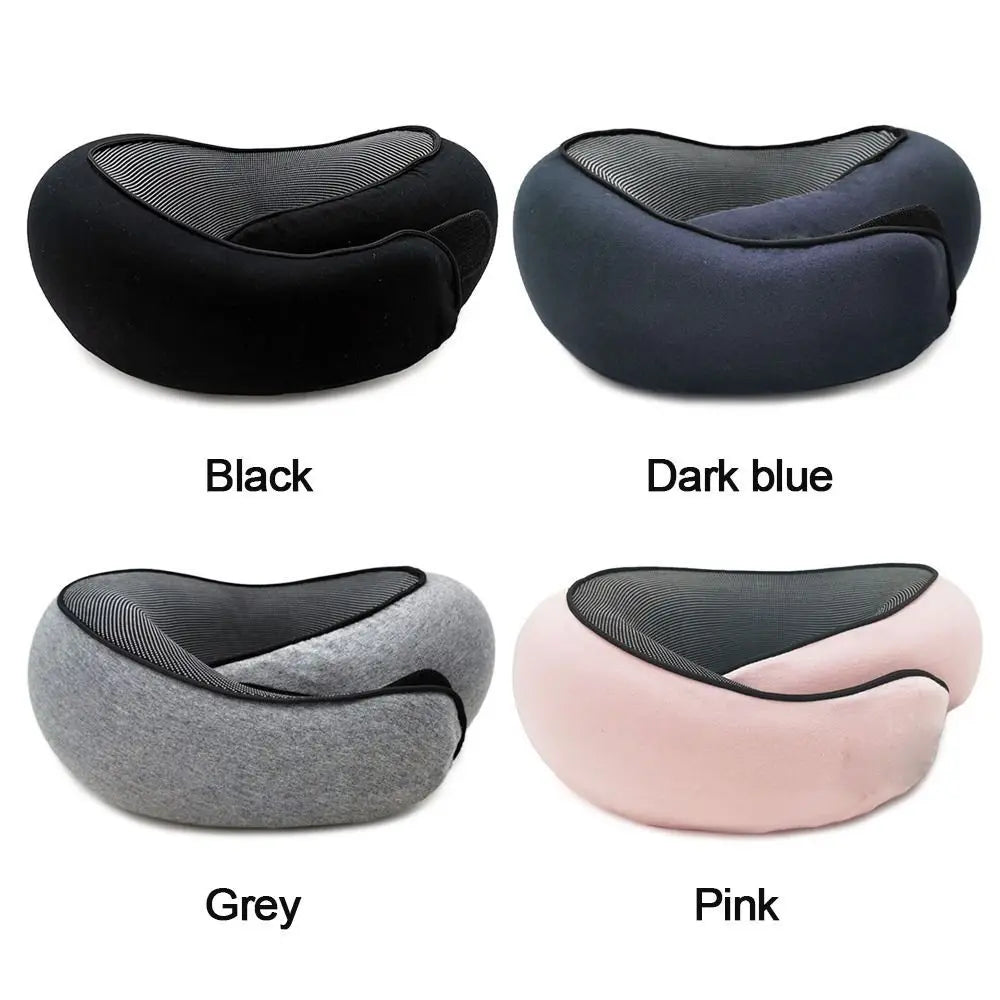 Reisepute i Memory Foam – U-formet Nakkepute med Justerbar Komfort