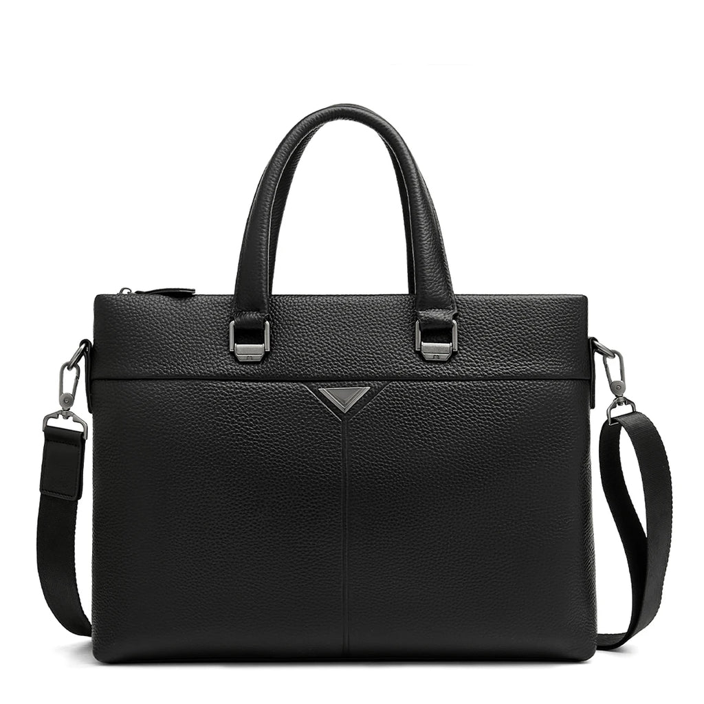 Businessveske i Ekte Skinn for Herre – Briefcase, Messenger- og Skulderveske