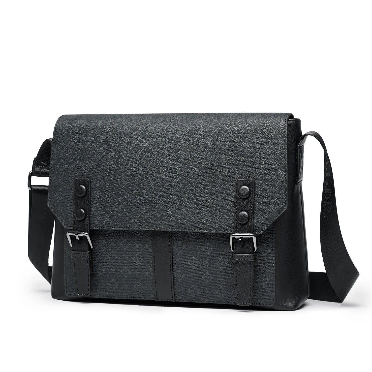 Messenger Bag i Skinnlook – Tyverisikker Crossbody Veske med Flere Lommer